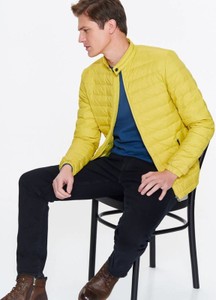 Żółta kurtka Top Secret w stylu casual krótka