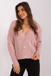 Różowy sweter Badu w stylu casual