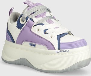 Buty sportowe Buffalo w sportowym stylu sznurowane na platformie