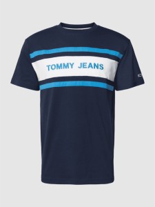 T-shirt Tommy Jeans z bawełny w młodzieżowym stylu