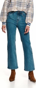 Granatowe jeansy Top Secret w stylu casual