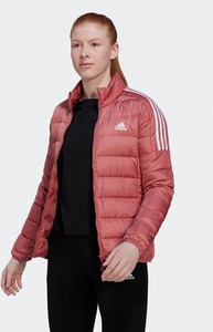 Różowa kurtka Adidas Performance bez kaptura w sportowym stylu krótka