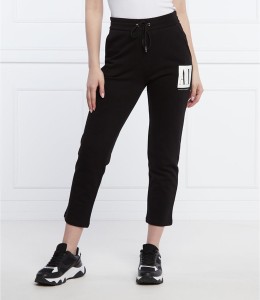 Armani Exchange Spodnie materia\u0142owe w kolorze bia\u0142ej we\u0142ny W stylu casual Moda Spodnie Spodnie materiałowe 