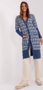 Granatowy sweter Badu w stylu casual