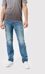 Niebieskie jeansy American Eagle w street stylu