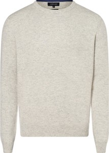 Sweter Andrew James z kaszmiru z okrągłym dekoltem w stylu casual