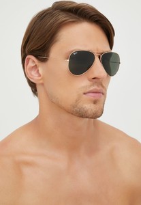 Ray-Ban okulary przeciwsłoneczne 0RB3025.L0205 męskie kolor złoty