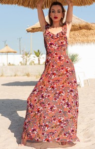Sukienka MERRIBEL maxi z dekoltem w kształcie litery v