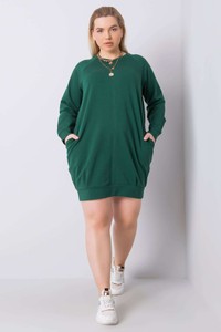 Zielona sukienka 5.10.15 prosta mini w stylu casual