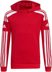 Czerwona bluza dziecięca Adidas z tkaniny