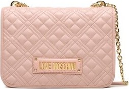 Różowa torebka Love Moschino na ramię mała matowa