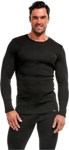 Koszulka długi rękaw authentic Cornette czarna 214