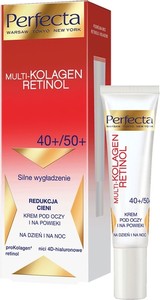 Perfecta Multikolagen Retinol, krem pod oczy i na okolice ust 40/50+, 15 ml