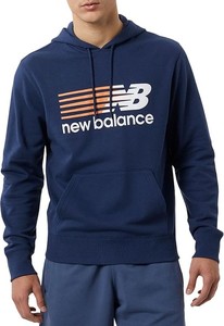 Niebieska bluza New Balance z bawełny