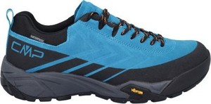 Niebieskie buty trekkingowe CMP sznurowane z zamszu