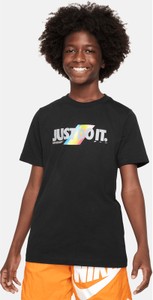 Czarna koszulka dziecięca Nike dla chłopców