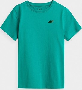 Zielona koszulka dziecięca 4F