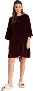 Sukienka Lalupa z bawełny z długim rękawem