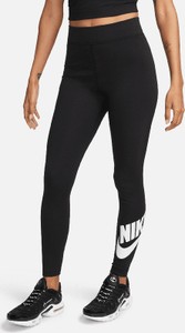 Czarne legginsy Nike z bawełny w sportowym stylu