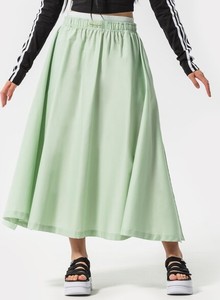 Zielona sukienka Reebok z długim rękawem