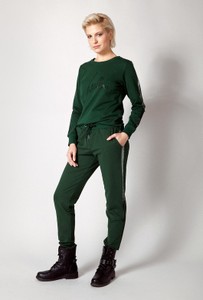 Zielona bluzka Molton z długim rękawem z bawełny