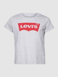 T-shirt Levi’s® Plus z bawełny w młodzieżowym stylu