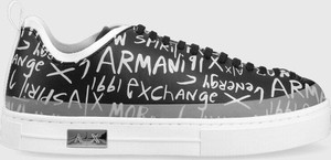 Buty sportowe Armani Exchange w sportowym stylu sznurowane