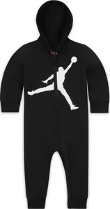 Pajacyk z kapturem dla niemowląt (3–6 M) Jumpman Jordan - Czerń