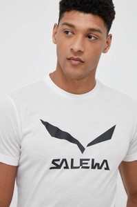 T-shirt Salewa z krótkim rękawem z nadrukiem w młodzieżowym stylu