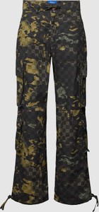 Spodnie Pequs w militarnym stylu z bawełny