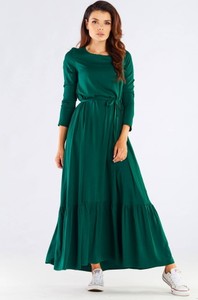 Zielona sukienka Awama maxi