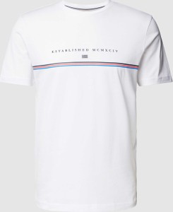 T-shirt Christian Berg z krótkim rękawem z nadrukiem z bawełny