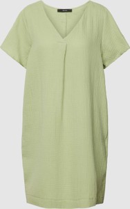 Zielona sukienka Vero Moda z bawełny prosta mini