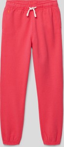 Czerwone spodnie dziecięce POLO RALPH LAUREN