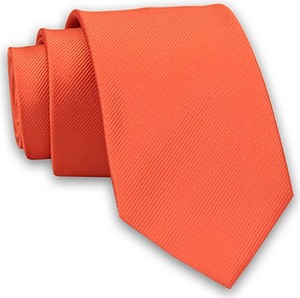 Pomarańczowy krawat Angelo Di Monti