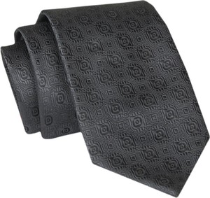 Czarny krawat Angelo Di Monti