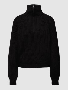 Czarny sweter Drykorn z wełny w stylu casual