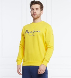 Żółta bluza Pepe Jeans w młodzieżowym stylu