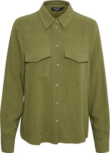 Zielona koszula Soaked in Luxury z lnu