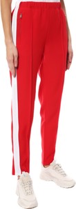 Czerwone spodnie sportowe Calvin Klein z dresówki