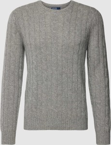 Sweter POLO RALPH LAUREN z kaszmiru z okrągłym dekoltem w stylu casual