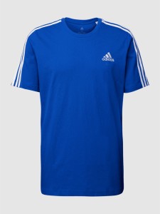 Niebieski t-shirt Adidas Sportswear z krótkim rękawem