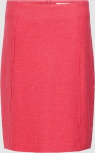 Różowa spódnica Christian Berg Woman z wełny mini w stylu casual