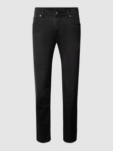 Czarne jeansy Christian Berg Men z bawełny w stylu casual