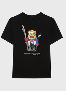 Czarna koszulka dziecięca POLO RALPH LAUREN dla chłopców