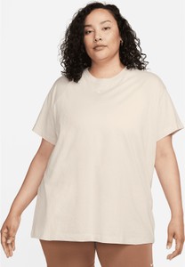 T-shirt Nike z bawełny w sportowym stylu z okrągłym dekoltem