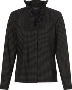 Czarna koszula Franco Callegari z bawełny
