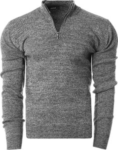 Sweter Risardi w stylu casual ze stójką