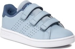 Niebieskie trampki dziecięce Adidas na rzepy