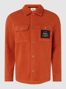 Pomarańczowa kurtka Redefined Rebel w stylu casual krótka